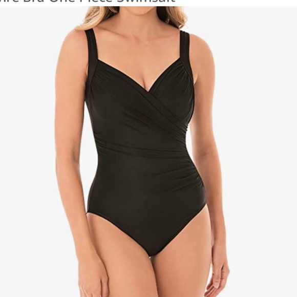 NWT: Miraclesuit Women's Sanibel swimsuit size 16 - Picture 1 of 2